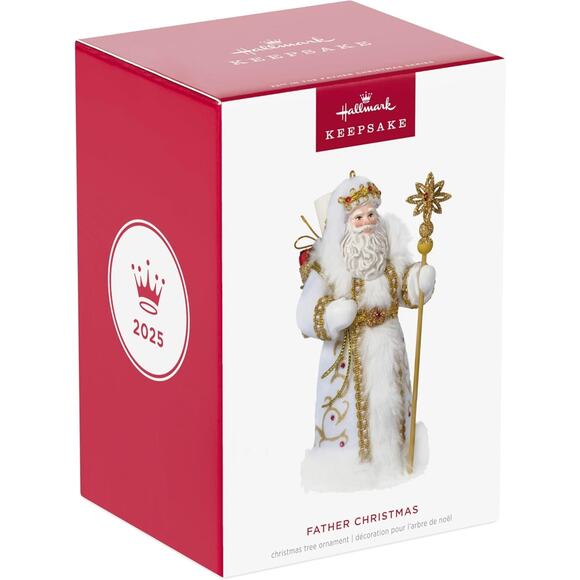 NEW IN BOX Holiday Hallmark Keepsake Christmas Ornament 2025 Father Christmas - Picture 4 of 5
